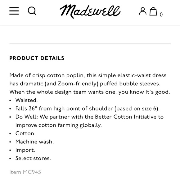 Madewell Poplin Dress Size 0 Red - Picture 4 of 14